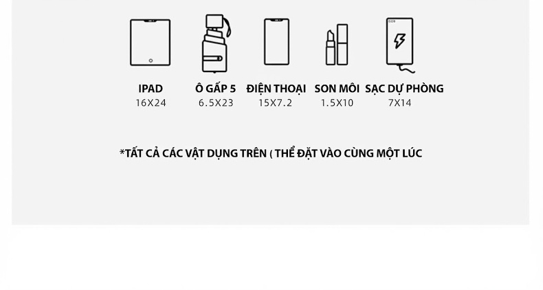Balo Nữ Da Thật Mini Du Lịch Công Sở Đựng Vừa A4 Màu Nâu, Kem chi tiết 6