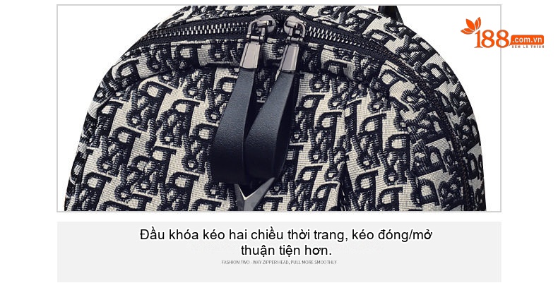 Balo Nữ Vải Canvas In Họa Tiết Thời Trang, Balo Đeo Vai Nữ chi tiết 16