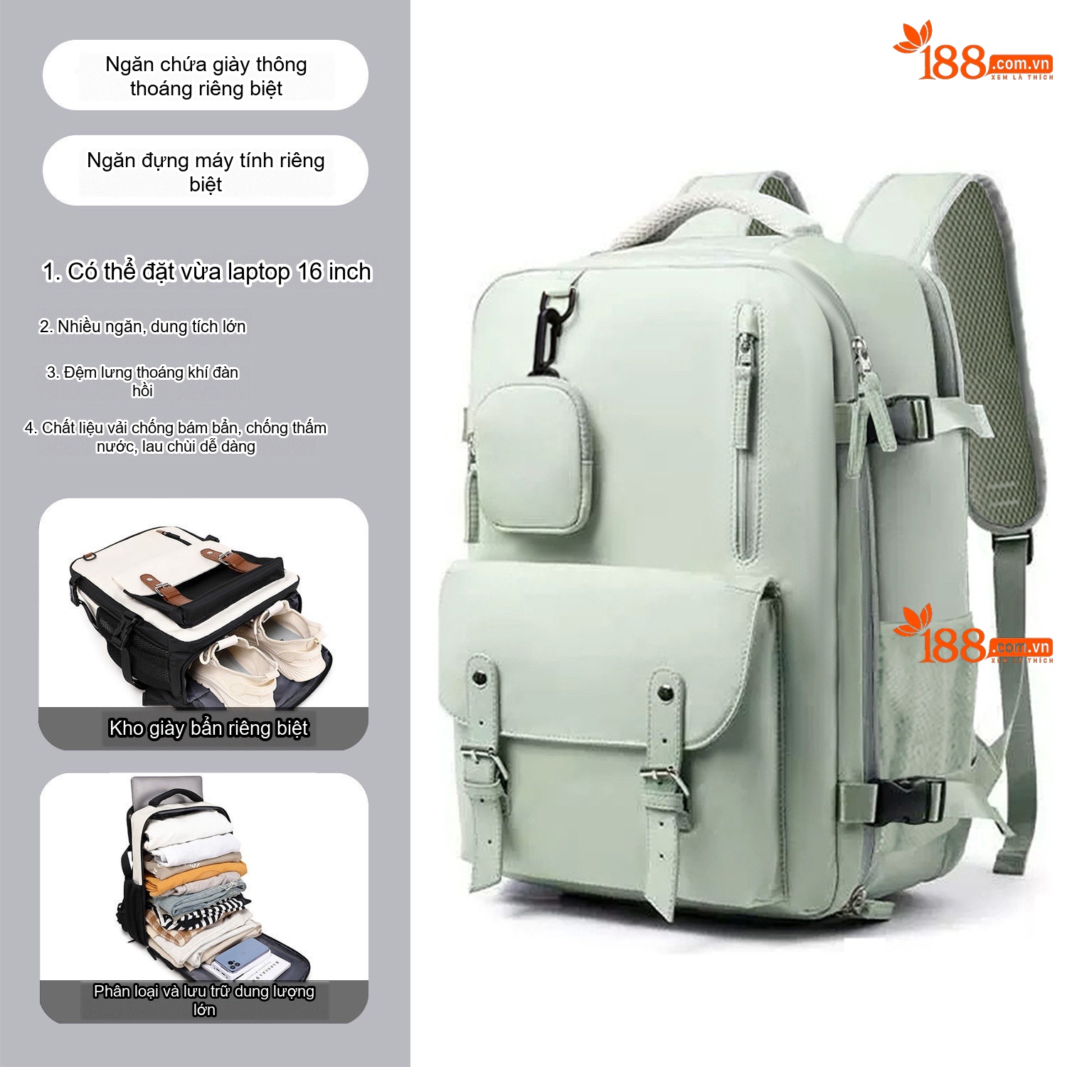 266 xanh bạc hà