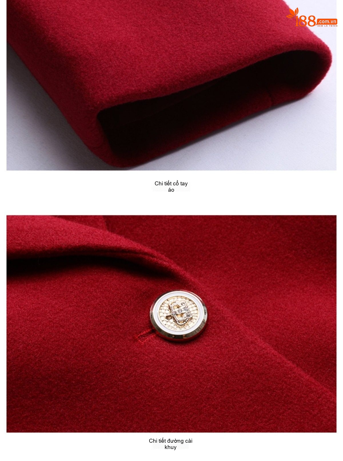 Bộ Áo Khoác Blazer và Chân Váy Nữ Vải Nỉ Cao Cấp Phong Cách Hàn Quốc Màu Đỏ, Nâu, Đen chi tiết 35