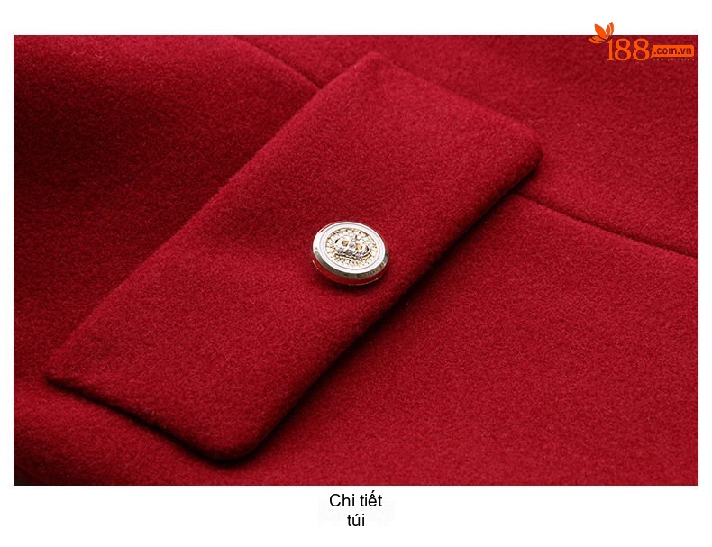 Bộ Áo Khoác Blazer và Chân Váy Nữ Vải Nỉ Cao Cấp Phong Cách Hàn Quốc Màu Đỏ, Nâu, Đen chi tiết 36