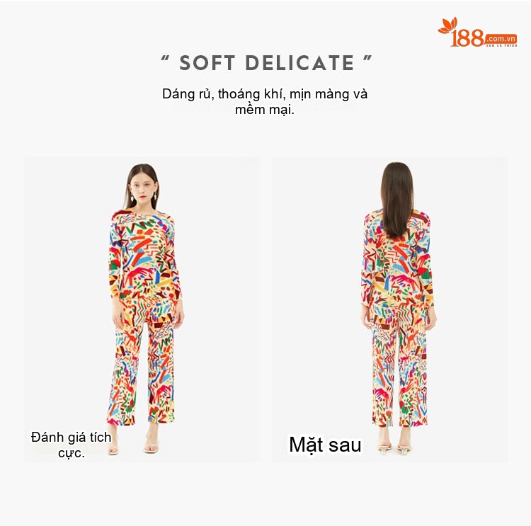 Bộ Đồ Nữ Dài Tay In Họa Tiết, Quần Ống Đứng Phong Cách Thời Trang Màu Trắng Kem, Đen... chi tiết 2