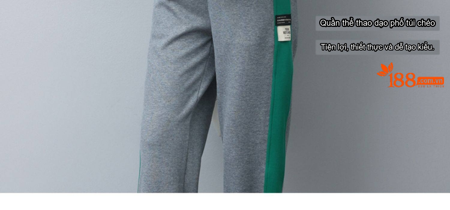 Bộ đồ thể thao nữ dáng rộng thu đông chất liệu cotton chi tiết 9