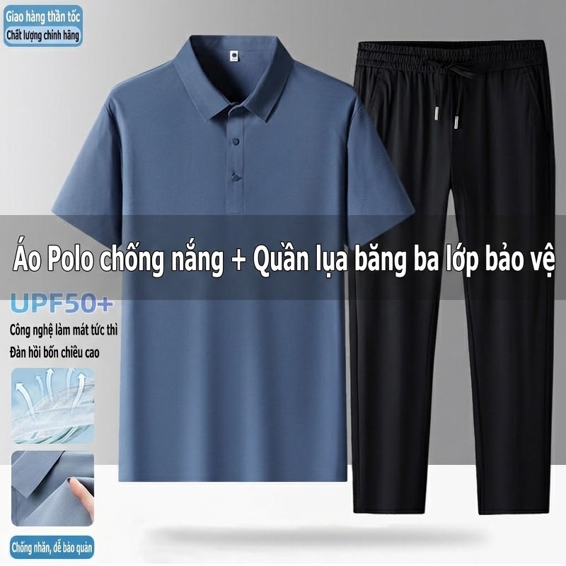 W-12358 sương khói xanh 2518 quần đen