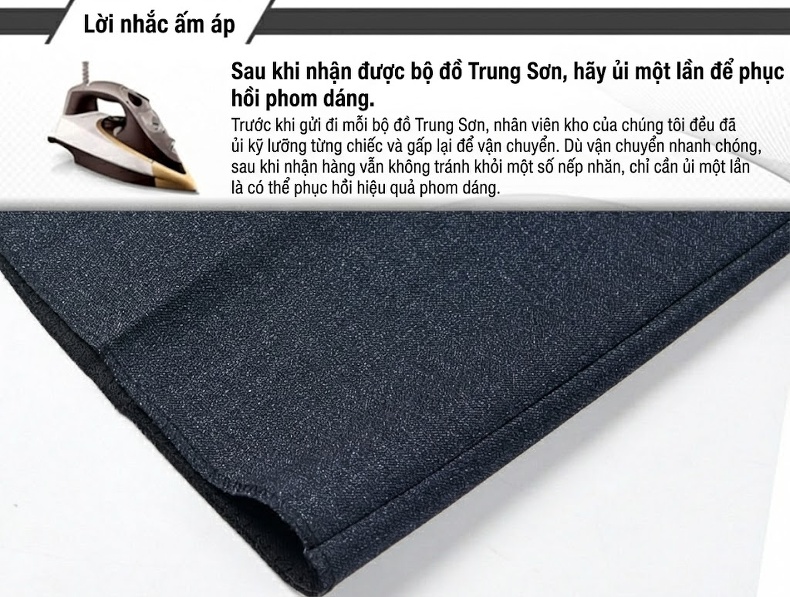 Bộ Quần Áo Nam Phong Cách Trung Hoa Trung Niên, Áo Khoác Thu Đông Cho Bố, Ông Vải Dệt Màu Xanh Navy chi tiết 16
