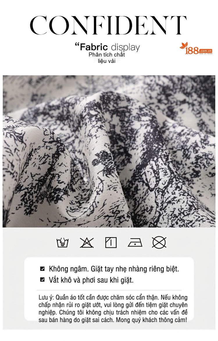 Bộ Quần Áo Nữ In Họa Tiết Phong Cách Quốc Dân Cổ Điển, Thiết Kế Rộng Thoải Mái Màu Trắng, Xám chi tiết 10