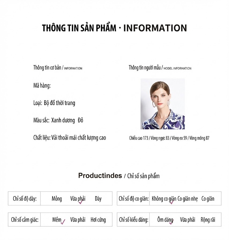Bộ Quần Áo Nữ Thu Đông Họa Tiết In Hoa Tay Dài Dáng Rộng Quần Dài Lưng Cao Màu Trắng, Đỏ, Xanh chi tiết 10
