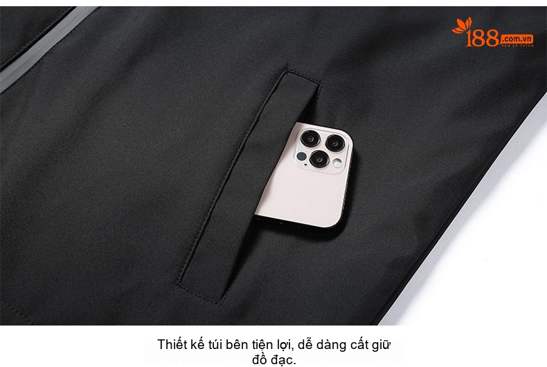 Bộ Quần Áo Thu Đông Nam Nữ Áo Khoác Cổ Trụ Và Quần Dài Màu Hồng, Tím, Đen, Trắng chi tiết 15