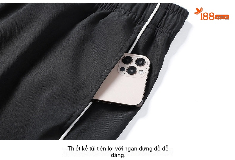 Bộ Quần Áo Thu Đông Nam Nữ Áo Khoác Cổ Trụ Và Quần Dài Màu Hồng, Tím, Đen, Trắng chi tiết 18