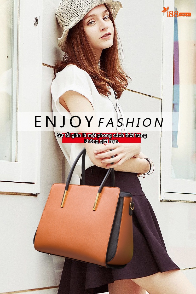 Bộ Túi Xách Nữ Thời Trang 4 Món Da Bóng Đeo Chéo, Đeo Vai, Xách Tay Màu Nâu, Hồng, Be, Đen... chi tiết 1