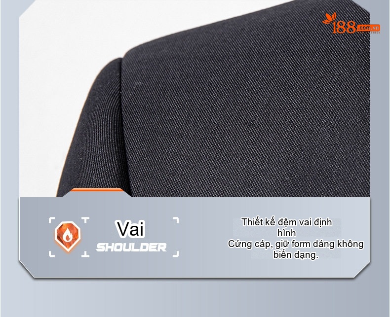 Bộ Vest Công Sở Nam Nữ Màu Xanh Than chi tiết 11