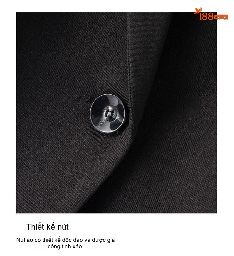 Bộ Vest Công Sở Nữ Tay Dài Phong Cách Hàn Quốc Màu Đen, Xám Xanh, Tím chi tiết 7