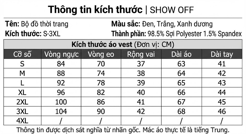 Bộ Vest Công Sở Nữ Tay Lỡ Quần Short Phong Cách Thời Trang Màu Trắng, Đen, Xanh chi tiết 7