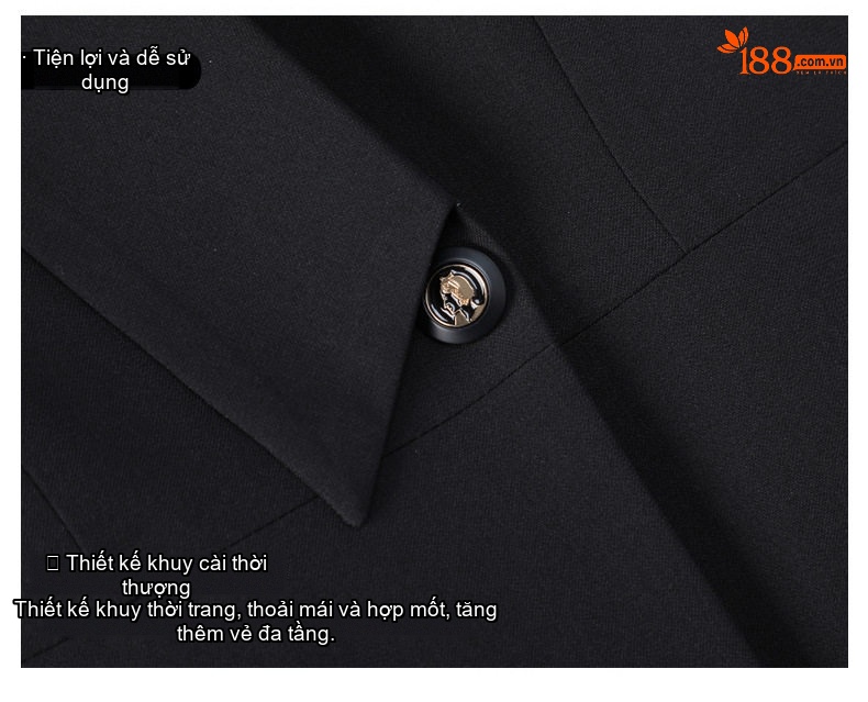 Bộ Vest Công Sở Nữ Tay Ngắn Mỏng Dáng Ôm Màu Đen, Xám chi tiết 10
