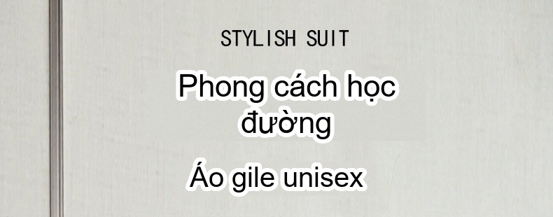 Bộ Vest Gile Công Sở Nam Nữ Áo Sơ Mi Tay Ngắn Chân Váy/Quần Màu Xám, Xanh Navy chi tiết 2