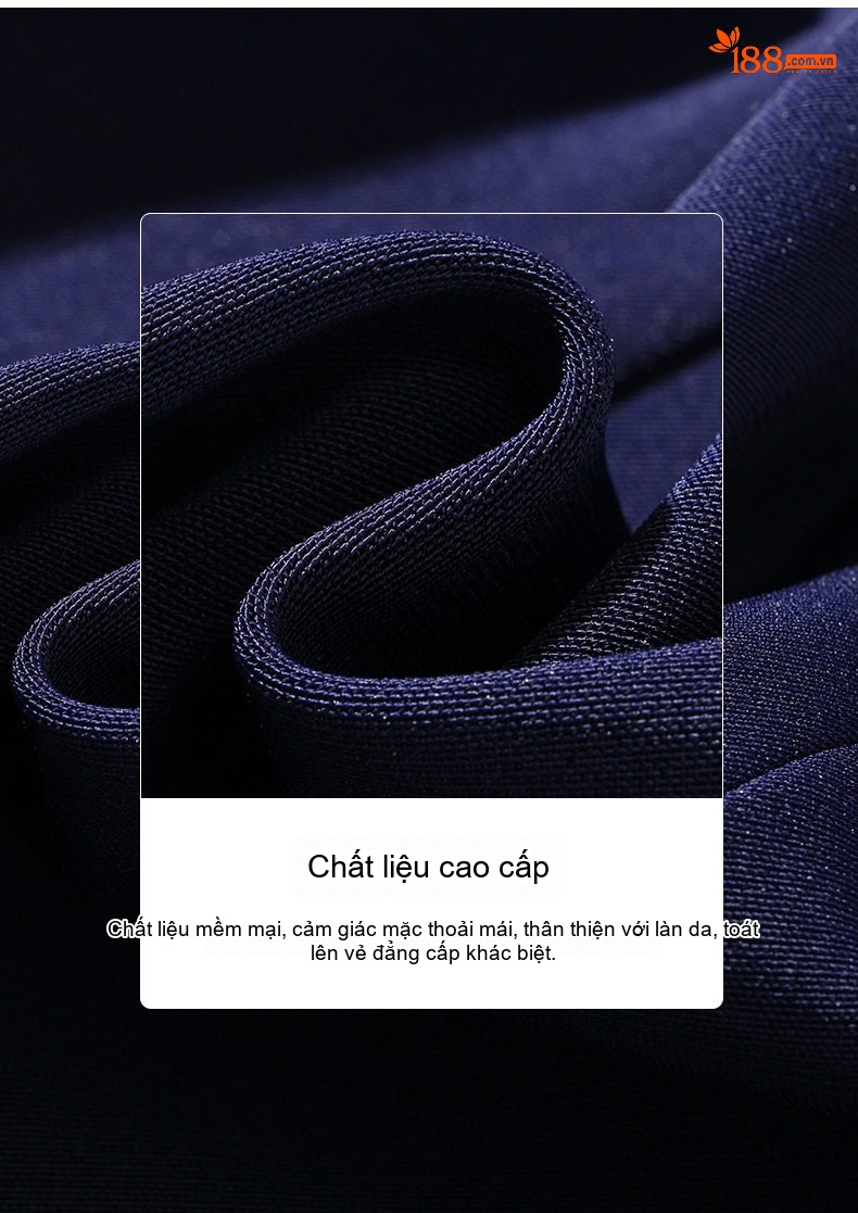Bộ Vest Gile Công Sở Nam Nữ Áo Sơ Mi Tay Ngắn Chân Váy/Quần Màu Xám, Xanh Navy chi tiết 4