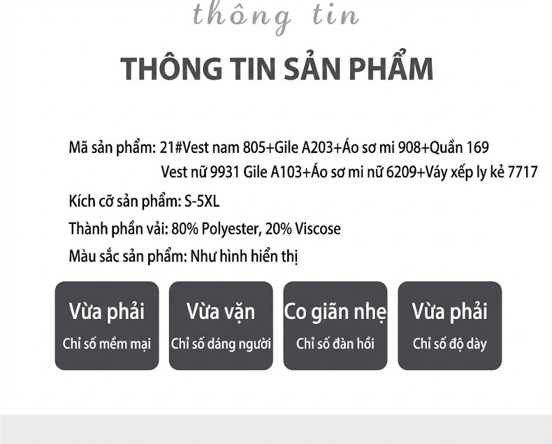 Bộ Vest Nam Nữ Học Sinh Phong Cách Học Đường, Bộ Tốt Nghiệp Ba Món Màu Xanh Dương, Xám chi tiết 8