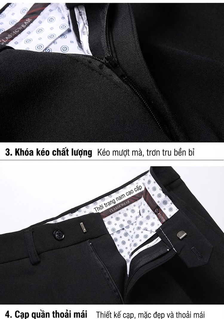 Bộ Vest Nam Slim Fit Phong Cách Hàn Quốc, Vest Chú Rể, Vest Công Sở Màu Đen, Xanh Dương, Xanh Da Trời chi tiết 22