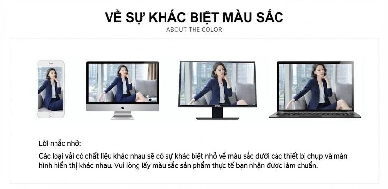 Bộ Vest Nữ Áo Blazer Quần Dài Phong Cách Công Sở Màu Đỏ Rượu, Đen, Cam chi tiết 27