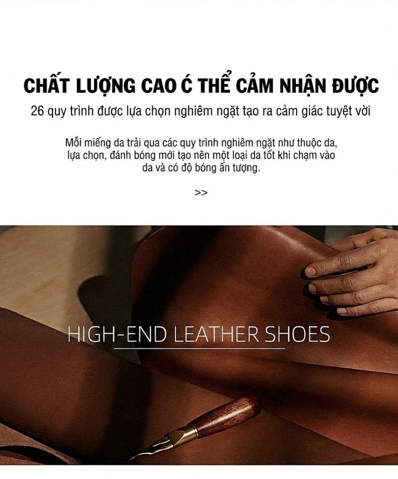 Boot Chelsea Nam Da Bò Khóa Kéo Sau Phong Cách Retro Chiều Cao Đế Khoảng 4cm Màu Đen, Nâu chi tiết 6