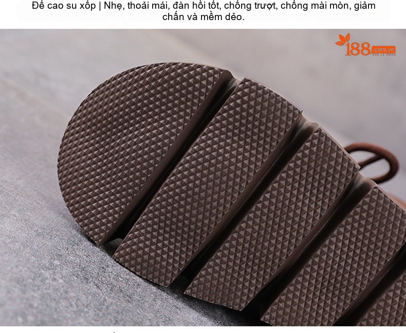 Boot Martin Nữ Da Bò Cổ Cao Đế Dày Chiều Cao Đế Khoảng 5cm Màu Đen, Nâu chi tiết 7