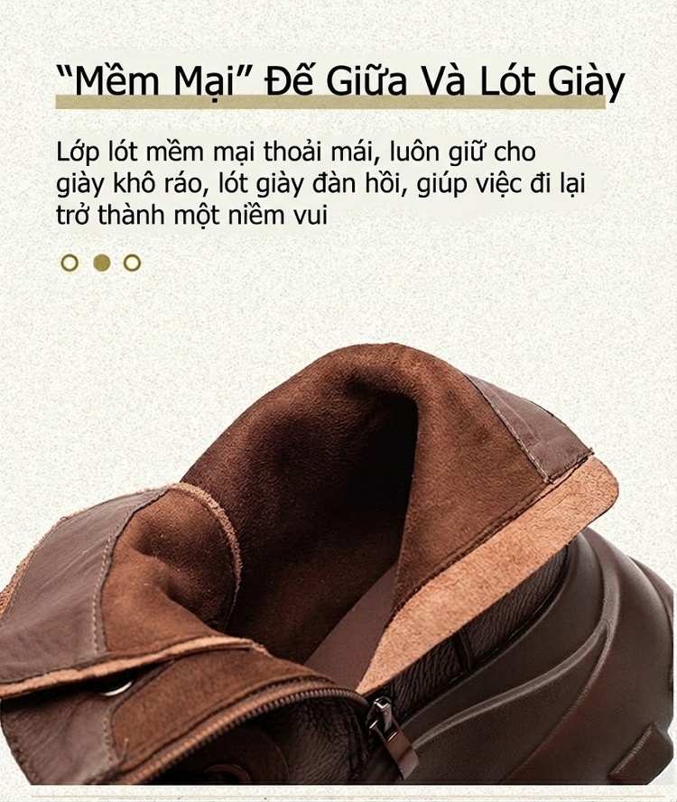 Boot Martin Nữ Da Bò Cổ Ngắn Buộc Dây Chiều Cao Đế Khoảng 5cm Màu Đen, Nâu chi tiết 7