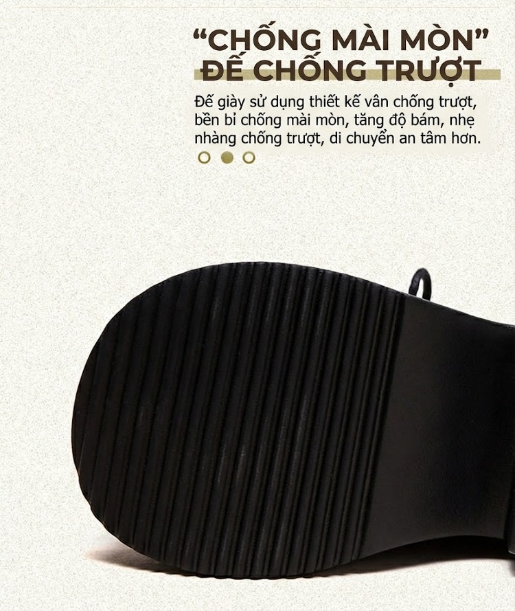 Boot Martin Nữ Da Bò Dây Buộc Thủ Công Đế Dày Dệt Ô Chiều Cao Đế Khoảng 6cm Màu Đen chi tiết 5