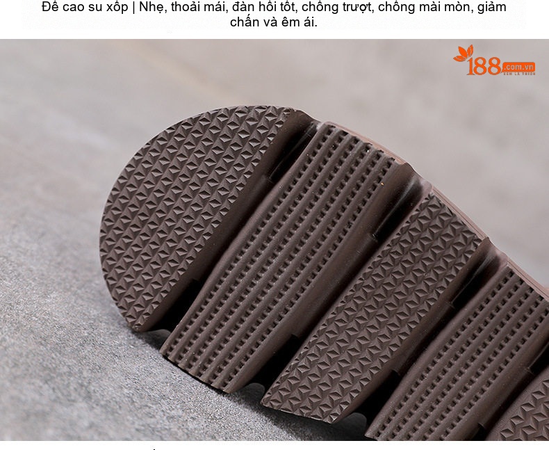 Boot Martin Nữ Da Bò Đế Dày Chiều Cao Đế Khoảng 5cm Màu Nâu, Đen chi tiết 7