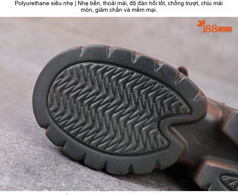 Boot Martin Nữ Da Bò Đế Dày Chiều Cao Đế Khoảng 6cm Khóa Kéo Phong Cách Anh Quốc Màu Đen, Nâu chi tiết 7