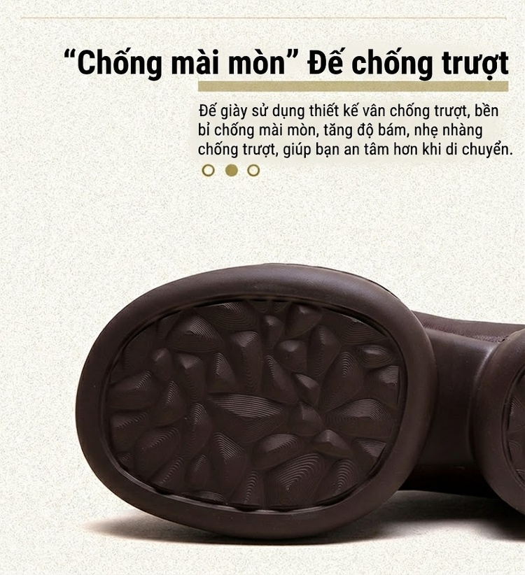 Boot Martin Nữ Da Bò Đế Dày Phong Cách Mới Chiều Cao Đế Khoảng 6cm Màu Đen, Nâu chi tiết 5
