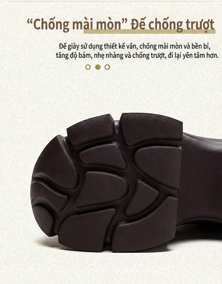 Boot Martin Nữ Da Bò Lót Lông Giữ Ấm Chiều Cao Đế Khoảng 6cm Màu Đen, Nâu chi tiết 5
