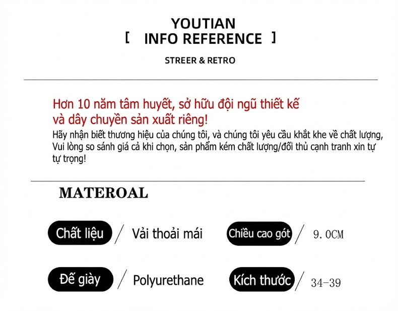 Boot Martin Nữ Đế Dày Tăng Chiều Cao 9cm Da Bóng Màu Đen chi tiết 3