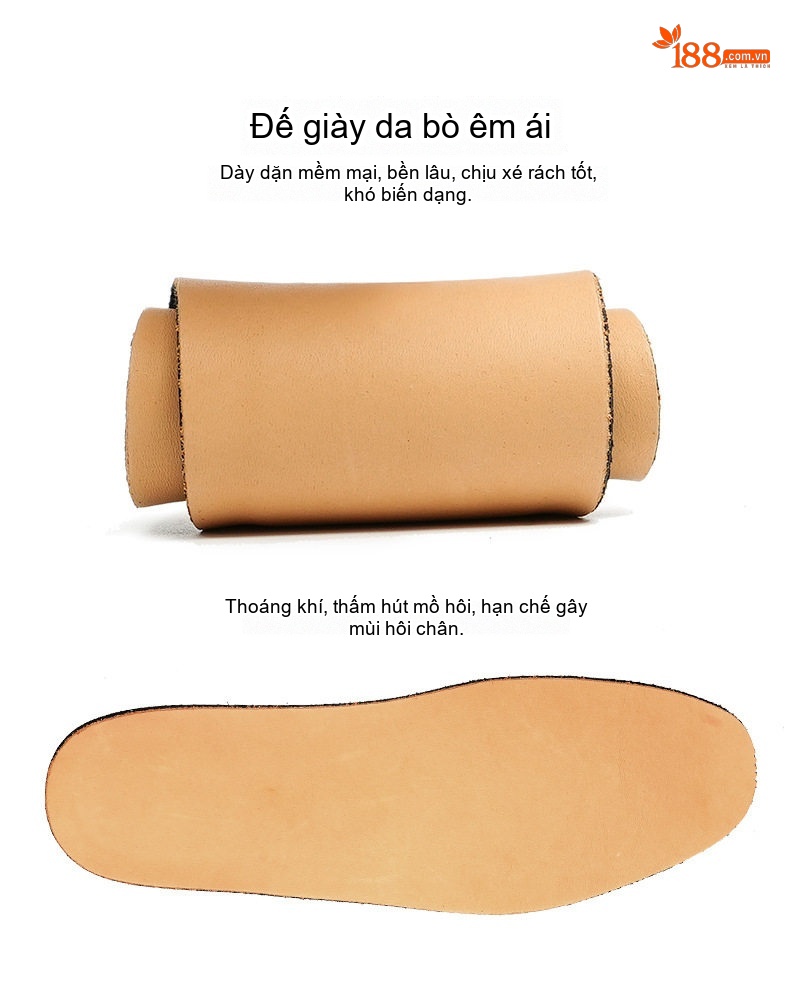 Boot Nam Da Thật Goodyear Cổ Lửng Chiều Cao Đế Khoảng 3cm Màu Nâu Đậm, Đen chi tiết 23