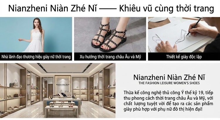 Boot Nữ Cao Gót Hở Ngón Da Bóng Chiều Cao Đế Khoảng 15cm Màu Đen chi tiết 1