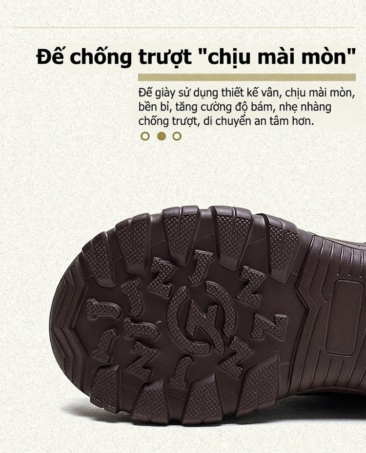 Boot Nữ Cổ Cao Da Bò Mũi Tròn Chiều Cao Đế Khoảng 5cm Màu Đỏ, Nâu chi tiết 5
