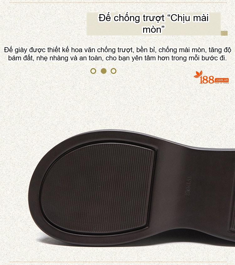 Boot Nữ Cổ Cao Họa Tiết Lỗ Thoáng Khí Chiều Cao Đế Khoảng 5cm Màu Nâu, Đen, Kem chi tiết 5