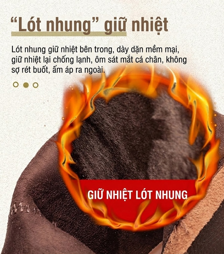 Boot Nữ Cổ Lửng Da Bò Lót Lông Giữ Ấm Phong Cách Anh Chiều Cao Đế Khoảng 5cm Màu Đen, Nâu chi tiết 5