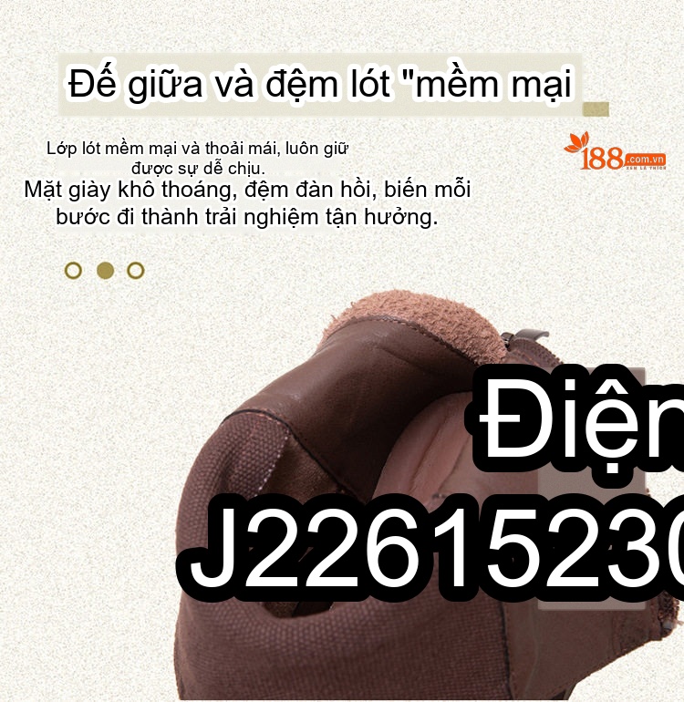 Boot Nữ Cổ Lửng Dây Buộc Đế Dày Phong Cách Retro Chiều Cao Đế Khoảng 4cm Màu Đen, Nâu chi tiết 7