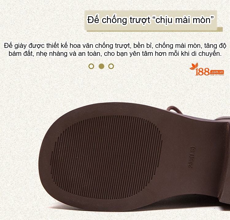 Boot Nữ Cổ Lửng Phong Cách Anh Quốc Giày Motor Chiều Cao Đế Khoảng 3cm Màu Đen, Nâu chi tiết 5
