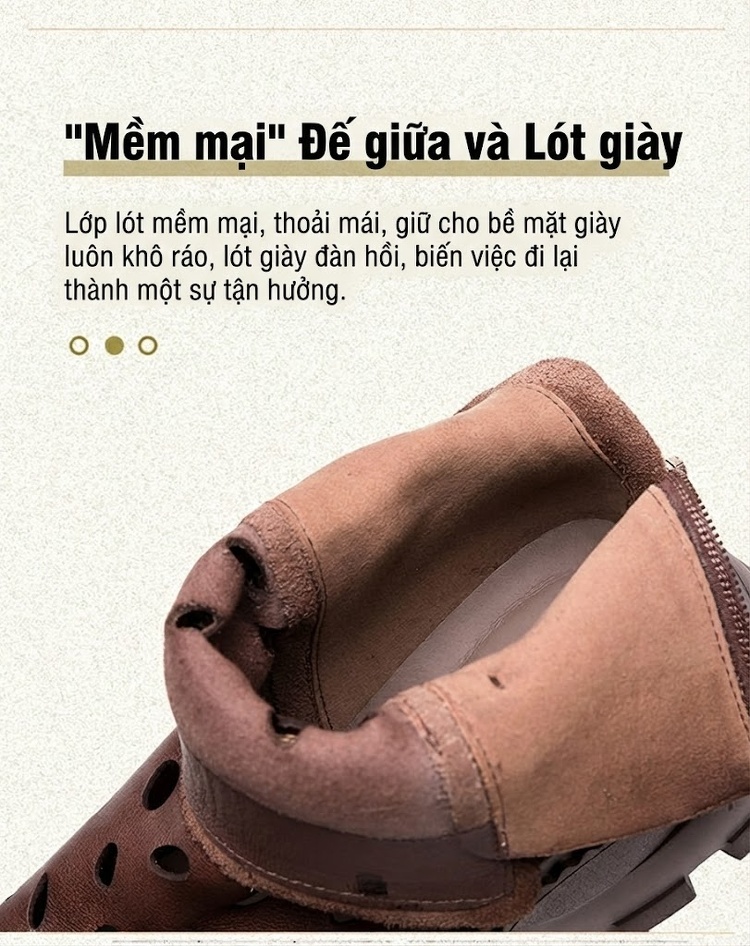 Boot Nữ Cổ Ngắn Họa Tiết Chấm Bi Khoét Lỗ Thời Trang Chiều Cao Đế Khoảng 6cm Màu Đen, Nâu chi tiết 6