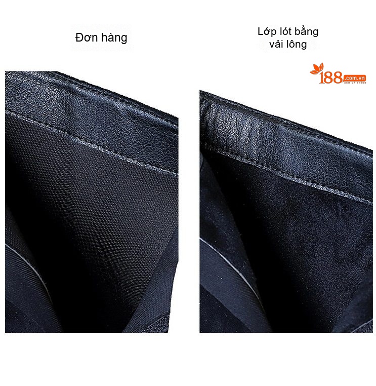 Boot Nữ Cổ Ngắn Nỉ Gót Nhọn Siêu Cao Gót Chiều Cao Đế Khoảng 8cm Khóa Bên Màu Đen chi tiết 24