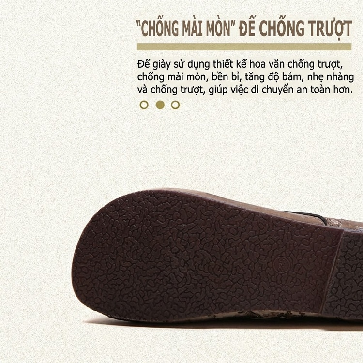 Boot Nữ Cổ Ngắn Phong Cách Retro Vải Lụa Chiều Cao Đế Khoảng 2cm Màu Nâu, Đen chi tiết 4