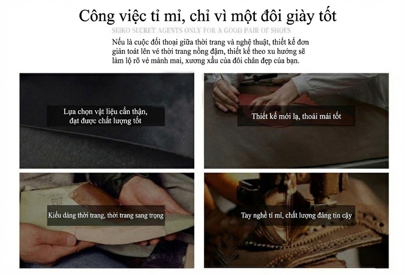 Boot Nữ Da Bò Cổ Cao Có Dây Khóa Bên Hông Phong Cách Anh Chiều Cao Đế Khoảng 4cm Màu Nâu chi tiết 17