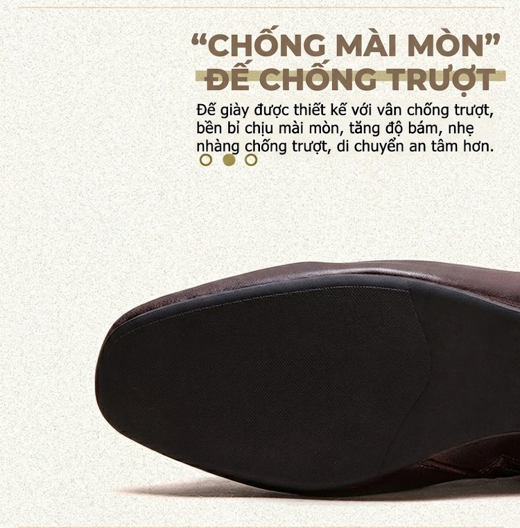 Boot Nữ Da Bò Cổ Lửng Chiều Cao Đế Khoảng 3cm Màu Đen, Nâu chi tiết 6