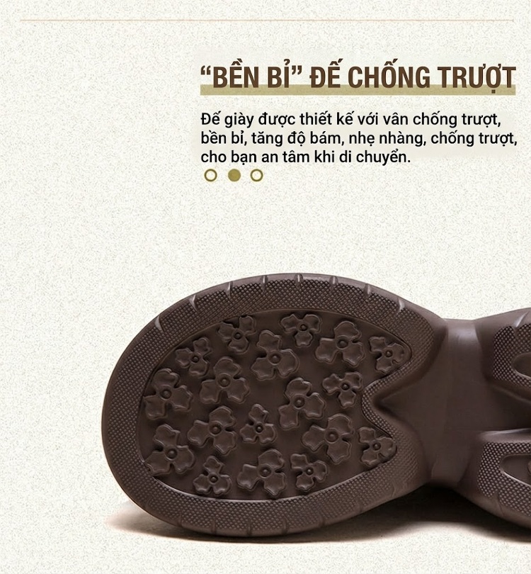 Boot Nữ Da Bò Cổ Lửng Dây Buộc Chiều Cao Đế Khoảng 6cm Màu Đen, Nâu chi tiết 5