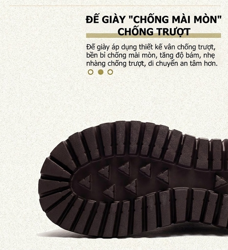 Boot Nữ Da Bò Cổ Ngắn Đế Bánh Mì Chiều Cao Đế Khoảng 5cm Màu Đen, Nâu chi tiết 5