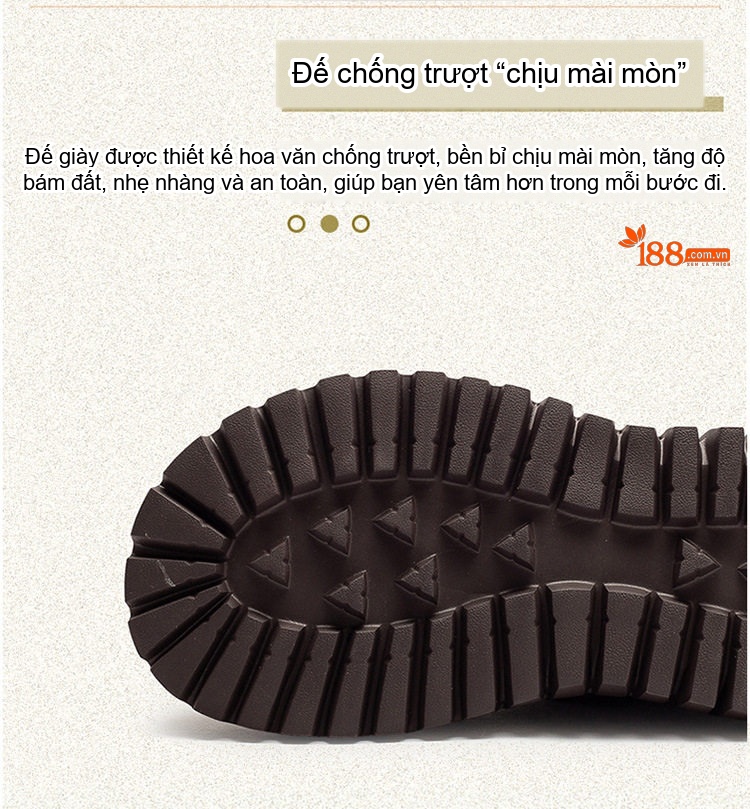 Boot Nữ Da Bò Cổ Ngắn Đế Dày Chiều Cao Đế Khoảng 5cm Màu Đen, Nâu chi tiết 5