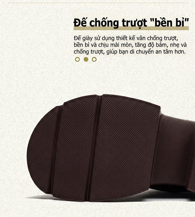 Boot Nữ Da Bò Khóa Cài Bên Hông Chiều Cao Đế Khoảng 5cm Màu Đen, Nâu chi tiết 4