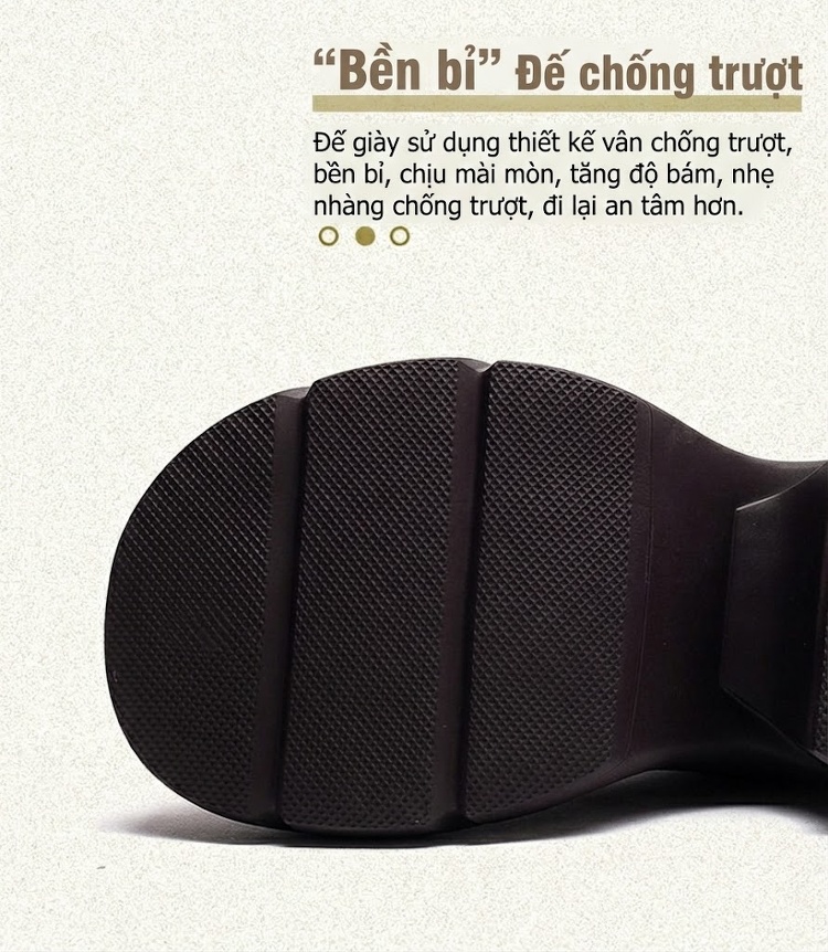 Boot Nữ Da Bò Khóa Kéo Gót Vuông Chiều Cao Đế Khoảng 6cm Màu Đen, Nâu chi tiết 5