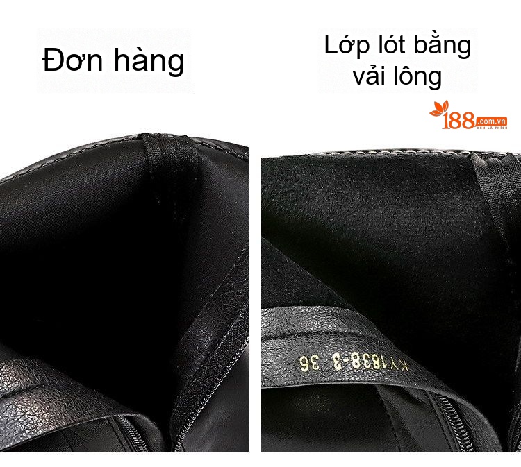 Boot Nữ Da Bóng Gót Nhọn Chiều Cao Đế Khoảng 7cm Đính Đá Màu Đen chi tiết 23